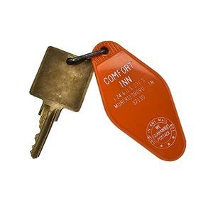 Vintage Comfort Inn Hotel Room Key Fob Murfreesboro Tennessee